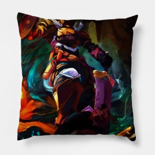 dark cave Pillow