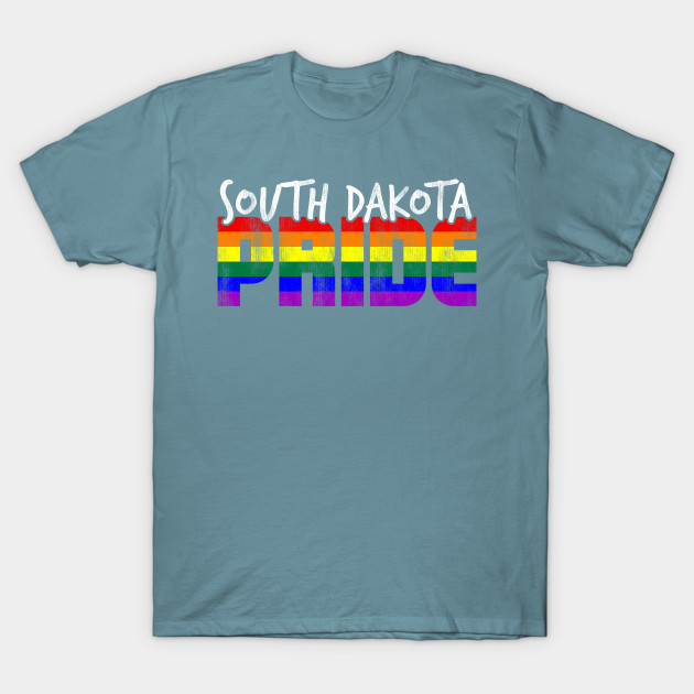 Disover South Dakota Pride LGBT Flag - South Dakota - T-Shirt