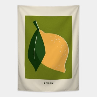 Fruit market, Lemon, Cottagecore aesthetic, Exhibition poster, Pop art, Abstract food art, Retro Tapestry