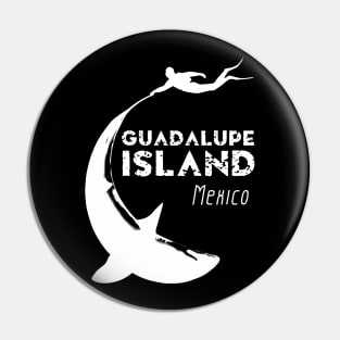 Guadalupe Island Shark Diving Pin