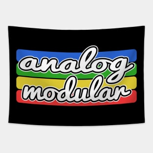 Modular Synthesizer Synth Vintage Retro Analog Tapestry