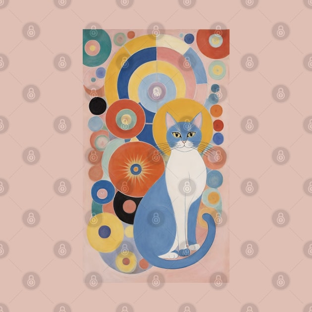 Feline Kaleidoscope: Inspired by Hilma af Klint by FridaBubble