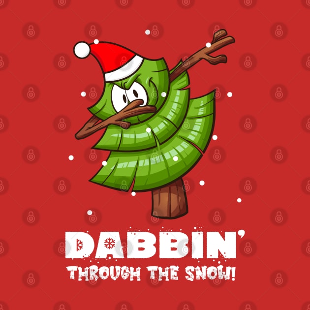 Dabbing Christmas Tree (on dark colors) by Messy Nessie