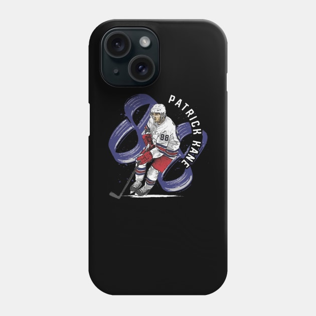 Patrick Kane New York R Brush Phone Case by lavonneroberson