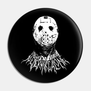 Ghost Jason Metal White only Pin