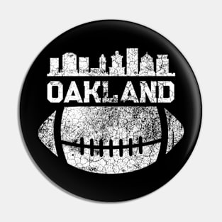 Oakland football Pin