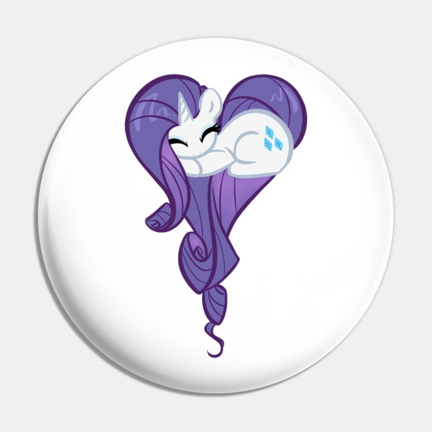 Heart Of Rarity Pin by BambooDog