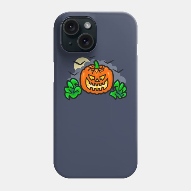 Varsity Pumpkinhead Phone Case by DangerHuskie