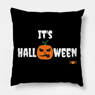 Angry pumpkin Halloween Pillow