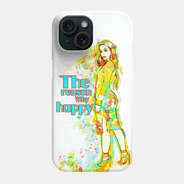 happy2 Phone Case by I am001