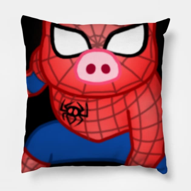 RigMo Spider-Pig Pillow by RigMo