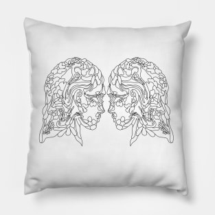 Gemini Zodiac Astrological Sign Design Pillow