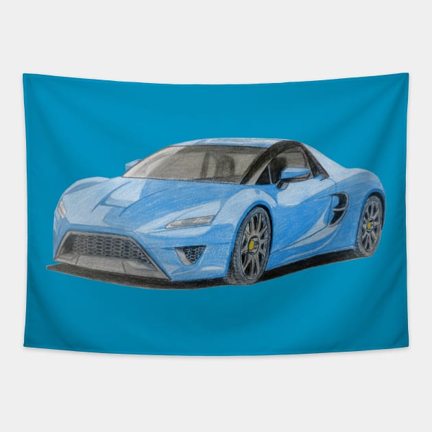 Car Tapestry by An.D.L.