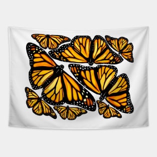 Monarch Butterflies Alone Tapestry