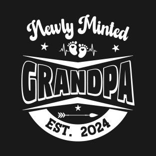 Newly Minted Grandpa- Est. 2024 T-Shirt