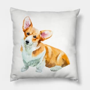 corgi pembroke Pillow