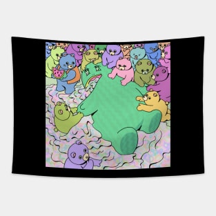 Watermelon Bear Tapestry