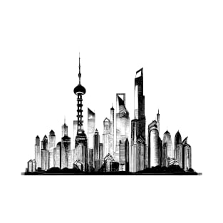 Shanghai Cityscape T-Shirt