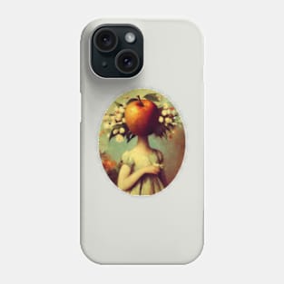 Surrealism, aesthetic, vintage, retro, cottagecore, dreamer, apple, autumn, cute , Halloween Phone Case