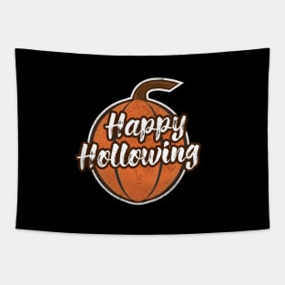 Halloween Pumpkin Humor - Happy Hollowing Tapestry