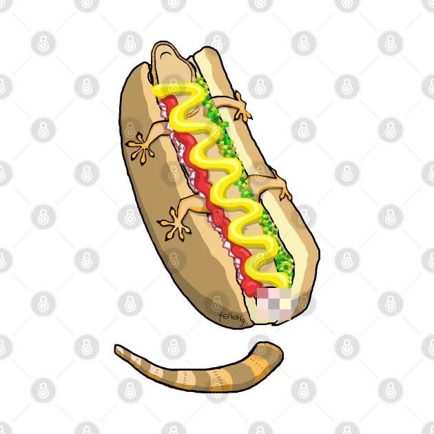 Hot Gecko Dog by telberry