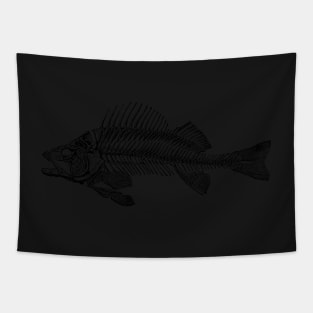 fish skeleton Tapestry