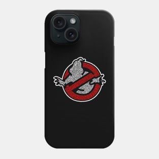 Unique Ghostbuster in Abstract White, Red and Black Phone Case