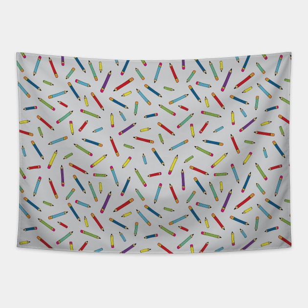 Pencils Tapestry by Cecca