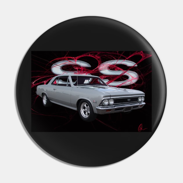 SS 396 Muscle Car in Red Pin by cthomas888