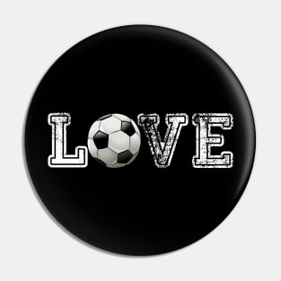 Soccer distressed ball t shirt cute dad mom love Pin