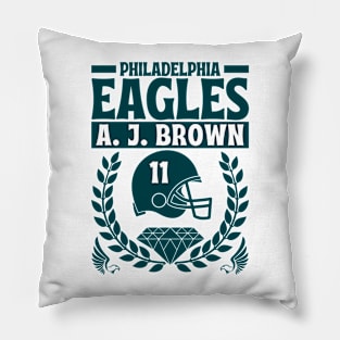 Philadelphia Eagles A. J. Brown 11 Edition 2 Pillow