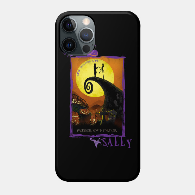 Jack and Sally - The Nightmare Before Christmas - Phone Case