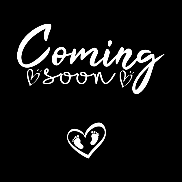 Coming Soon Announcement Pregnancy by Tee-quotes 