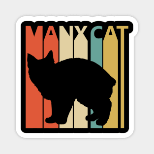Vintage Manx Cat Cat Magnet