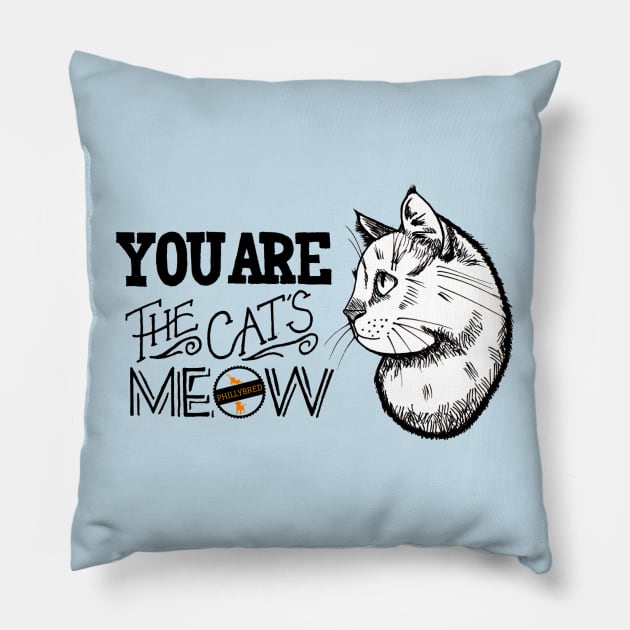 You are the Cat's Meow Pillow by ACCTPHILLY