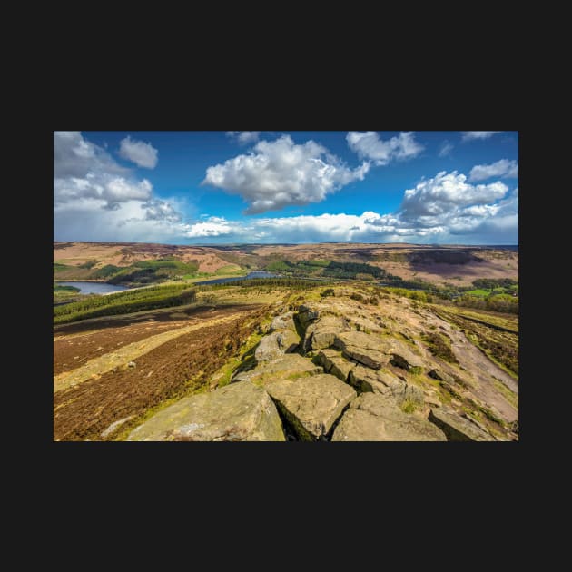 View from the top of Win Hill, Bamford  in Derbyshire, UK by Itsgrimupnorth