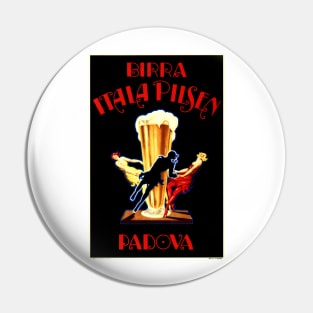 BIRRA ITALA PILSEN PADOVA Italian Beer Vintage Italy Advertising Pin