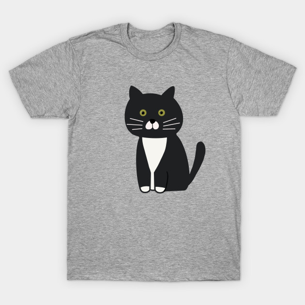Cute Black And White Tuxedo Cat Cute Cats T Shirt Teepublic