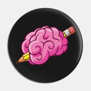 Creative Brain Pin