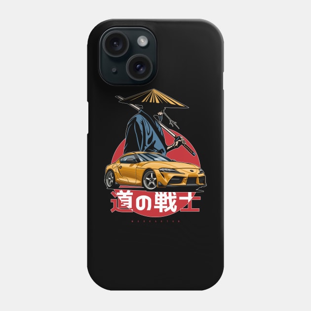 Warrior of the road. Supra A90 Phone Case by Markaryan