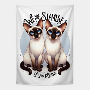 We Are Siamese If You Please Tapestry