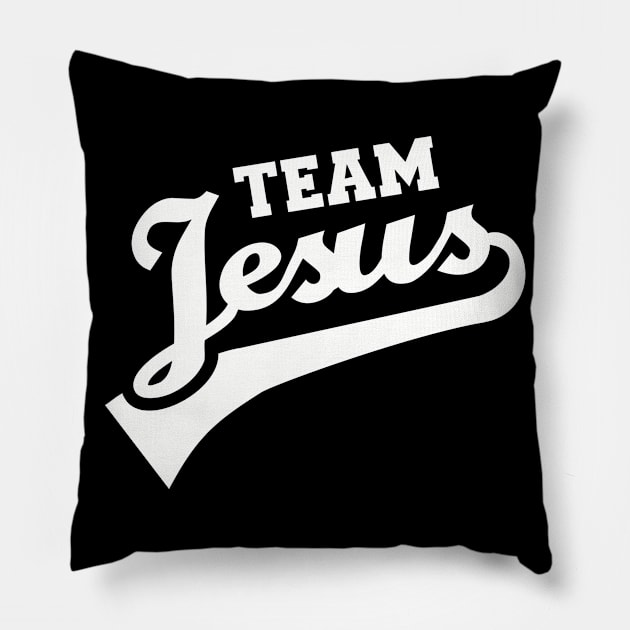 Team Jesus Pillow by Designzz