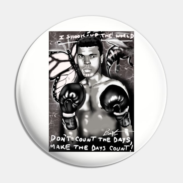 I Shook up the World Pin by Timzartwork