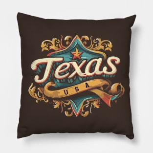 Texas USA Pillow