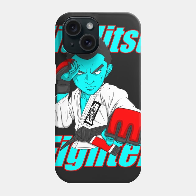 Jiu Jitsu Fighter BJJ MMA T-Shirt Phone Case by eokakoart