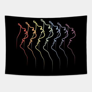 Love comes in all colors Tapestry