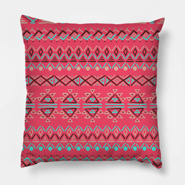 Set of geometric seamless patterns Pillow by Olga Berlet