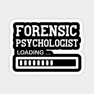 Funny Forensic Psychologist Job Lover Vintage Gift Idea Magnet