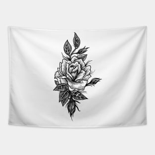 Rose Tattoo Tapestry