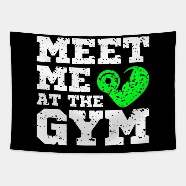 Funny Gym Quote, Fitness Workout Training Lovers Tapestry by AS Shirts